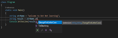 Extension Method in C#